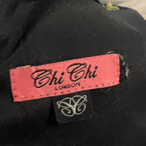 Chi Chi London Black Flare Dress - Picture 7 of 9